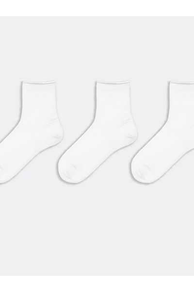 LC Waikiki Lcw Dream White Women's Straight Socks 3 Pack
