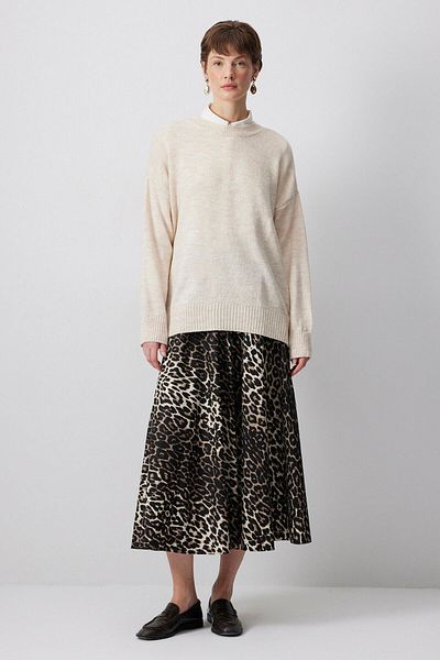 Touché Privé Solid Color Oversize Pullover