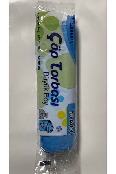 Cyberderm Blue 5 Rolls 65X80 cm Large Size Trash Bags - Home Office Outdoor