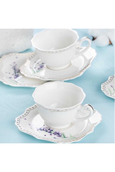 DGCHOME Love Garden 6 Kişilik Kahve Fincanı Takımı - 90 ml