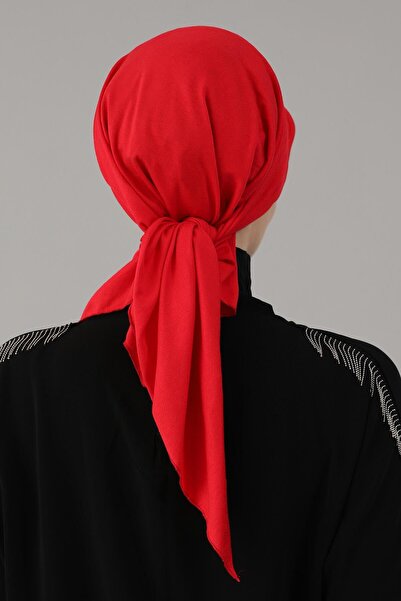 Aisha's Design Bandana with Visor, B-40, Red