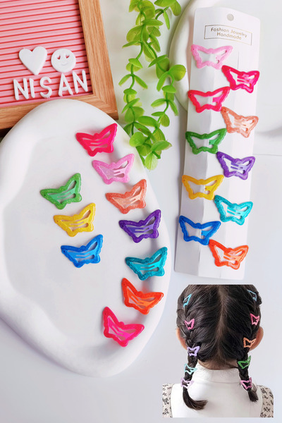 Nisankids Блестящи катарами-пеперуди, 10 броя