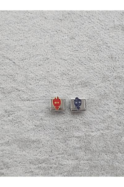 SiestaAccessories Italian Cartoon Character Bracelet Charm - Fire and Water