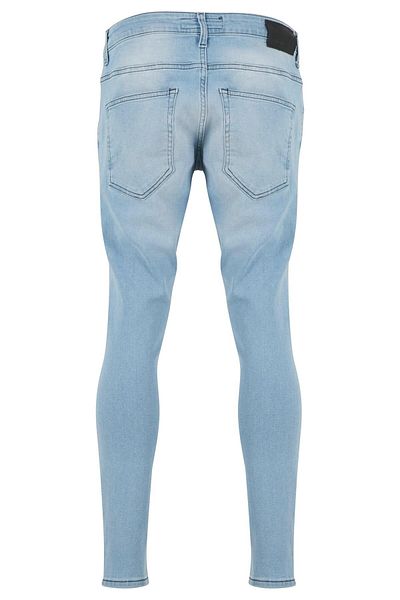 2Y Herren Destroyed Skinny Cropped Denim
