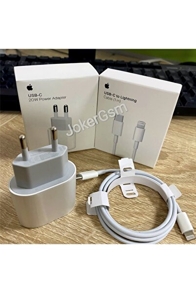 JKmons Apple iPad iPhone 12 / 12 Pro Max 20W Hızlı Şarj Aleti Seti 1m Usb-C K...