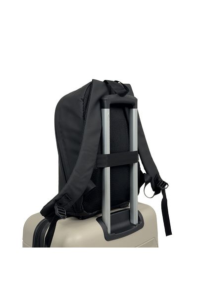Reymond Luggage Reymond 1941 Rivera Single Compartment Laptop Backpack - Black