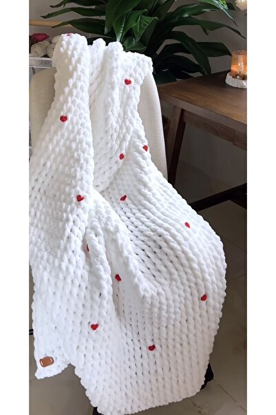 SMYY Heart Puffy Blanket