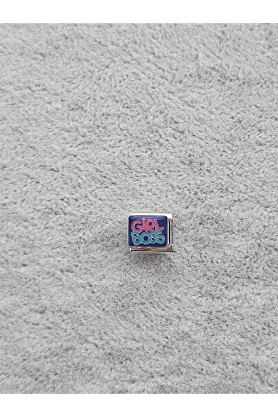 SiestaAccessories GirlBoss Yazılı İtalyan Bileklik Charm