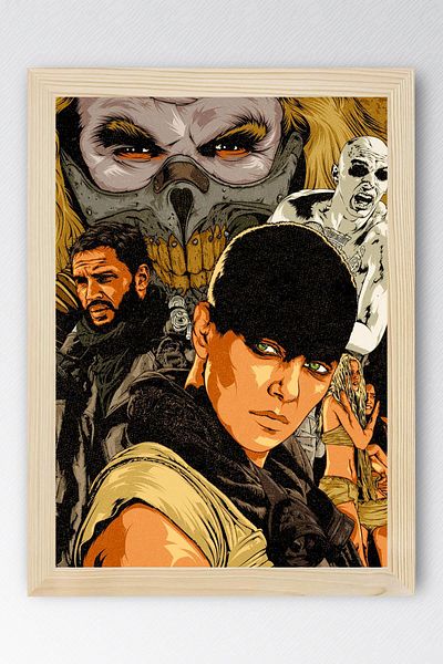Saturn Πίνακας με κορνίζα Mad Max - Πίνακας αφίσας ταινίας Mad Max