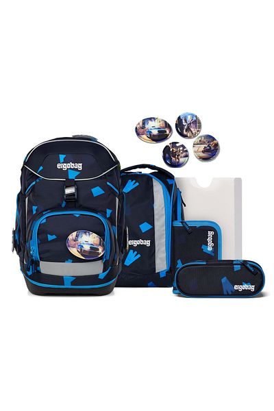 Ergobag Set ghiozdan 6 buc. Include set de scai