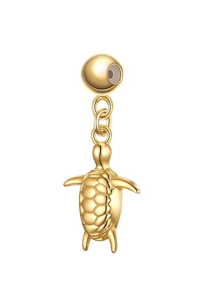 Glanzstücke München Silbercharm Charm Sterling Silber gelbgold