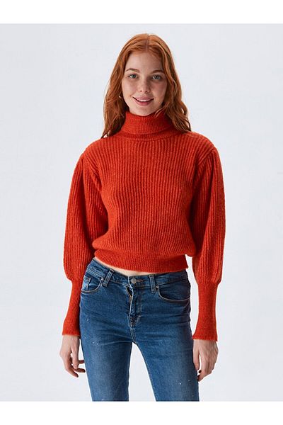 Ltb Turtleneck Red Sweater