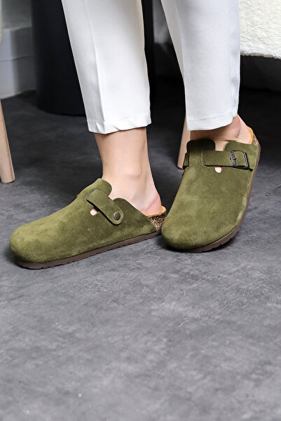 Land of Cork Унісекс анатомічні тапочки з натуральної замші з закритою підошвою на натуральній грибній основі