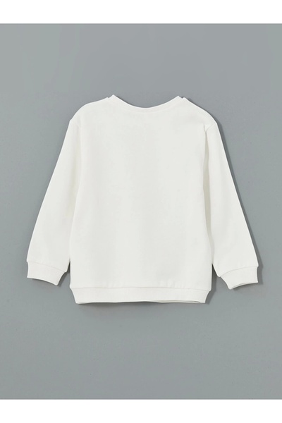 LC Waikiki LCW Kids Yeşil Bisiklet Yaka Baskılı Erkek Çocuk Sweatshirt 2'li