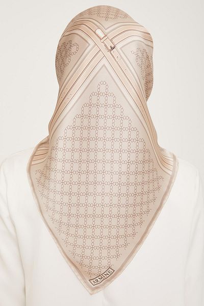 Armine Μεταξωτό Φουλάρι 2024 Χειμώνας - 9054-19 Twill