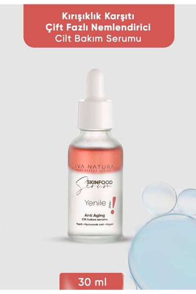 Iva Natura Kırışıklık Karşıtı Çift Fazlı Nemlendirici Cilt Bakım Serumu 30 ml