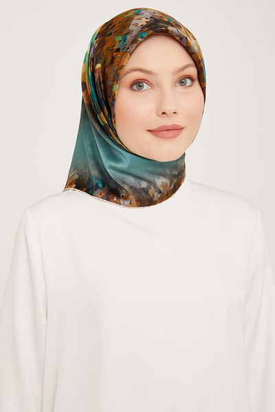 Armine Μεταξωτό Κασκόλ 2024 Χειμώνας - 9043-29 Twill