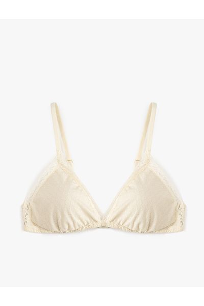 Koton Lace No Underwire Padded Soft Bra