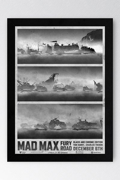 Saturn Pictură înrămată Mad Max Fury Road - Pictură poster film Crazy Max