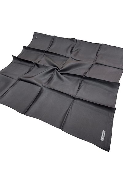 Armine Απλό μεταξωτό κασκόλ - 101 Anthracite Twill