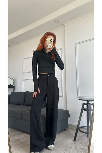 bonnline Modal Fabric Palazzo Pants