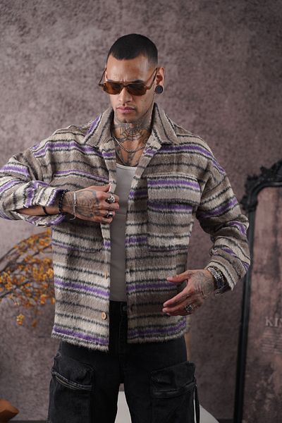 Butik TREND BIZ Oversize Fit Unisex Πουκάμισο Ξυλοκόπος με τσέπες