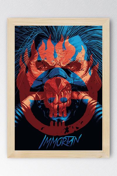 Saturn Mad Max Immortan Framed Painting - Mad Max Movie Poster Painting