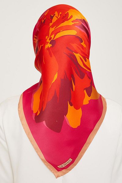 Armine 2024 Winter Silk Twill Scarf - 9042-05