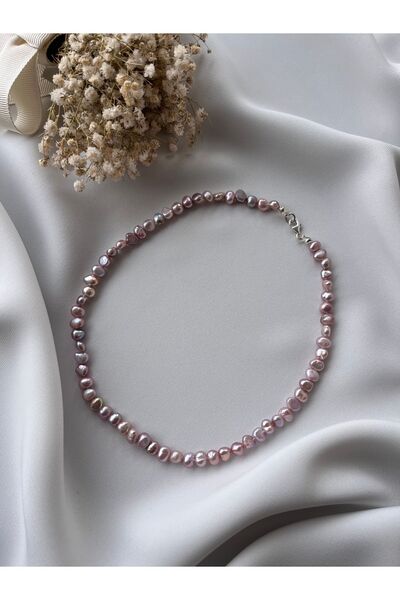 DURAN TAKI TASARIM Hakiki Inci Gümüş Kolye