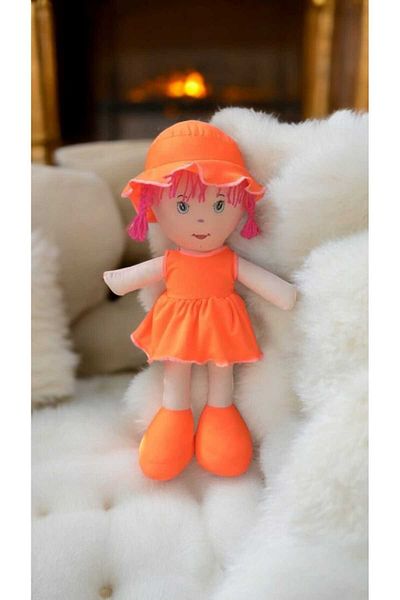 Gut puzen Orange Cloth Doll 65 cm Toy Cloth Doll Gift