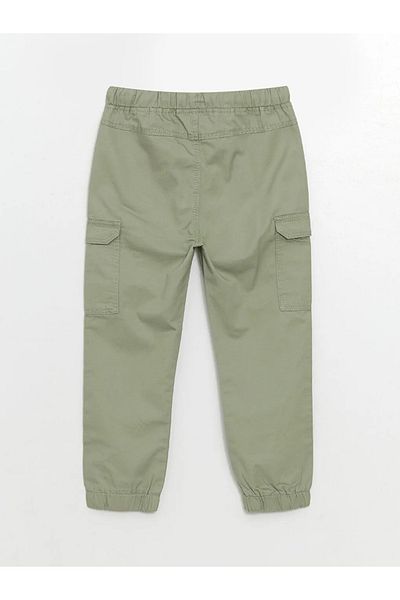 LC Waikiki Lcw Kids Green Boys Jogger Pants with Elastic Waist