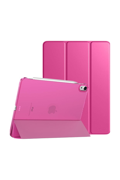 Fuchsia iPad Air 11 inç 6. Nesil M2 Çip Uyumlu Akıllı Smart Cover Tablet Kılıfı