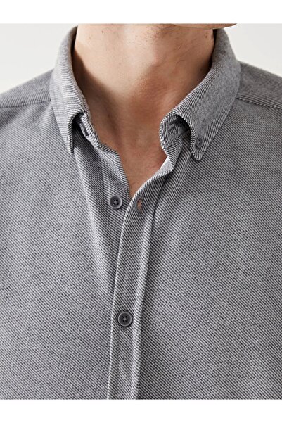 LC Waikiki Сlim Fit довгий рукав чоловічий сорочка - W4AI00Z8