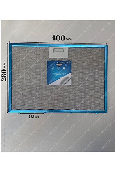 Ozba Ticaret 400x280 Mm Aspiratör & Davlumbaz Tel Yağ Filtresi 40x28 Cm