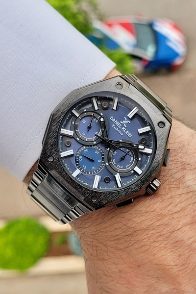 Daniel Klein Kadranı Lacivert Kordonu Füme Renk 24 Ay Garantili Göstergeleri ...