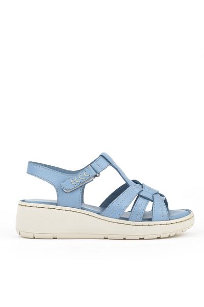Ziya Sandale de damă din piele naturală - 1511048 Model de blugi Z501