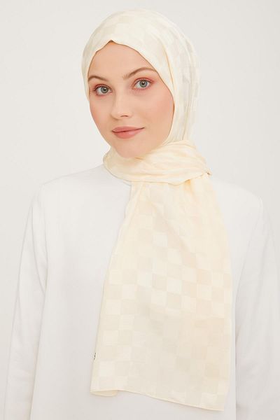 Armine Trend Diamond Shawl - 2 - Μπεζ 1862
