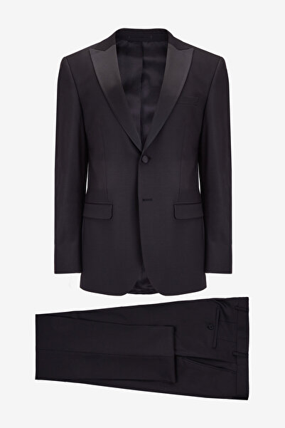 W Collection SİYAH PEAK LAPEL YAKA SMOKİN TAKIM