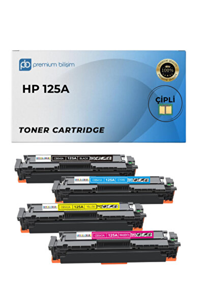 HP 125A Muadil Toner Seti - HP Color Laserjet CM1312nfi CM1312 MFP,CP1215, CP...