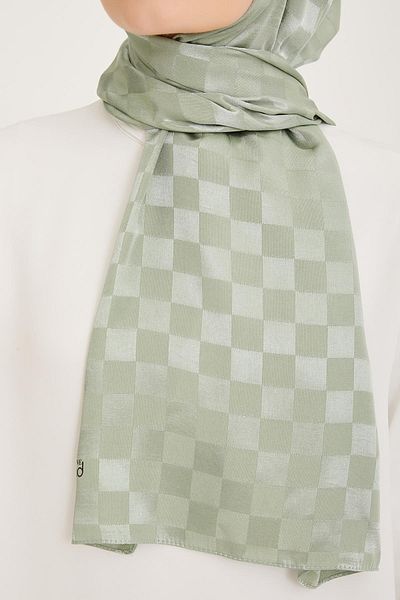 Armine Trend Diamond Shawl - 2 - Oil Green 3610