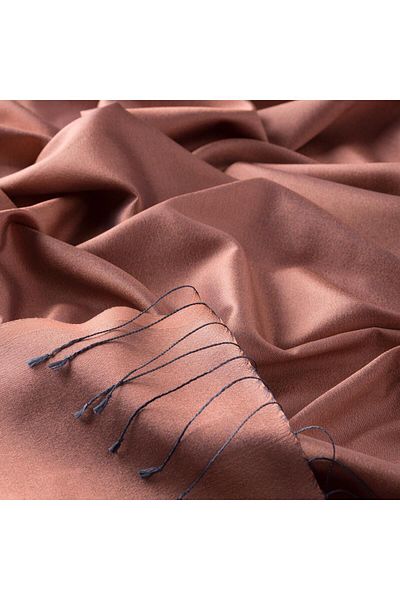 ipekevi Single Sided Silk Shawl - Copper