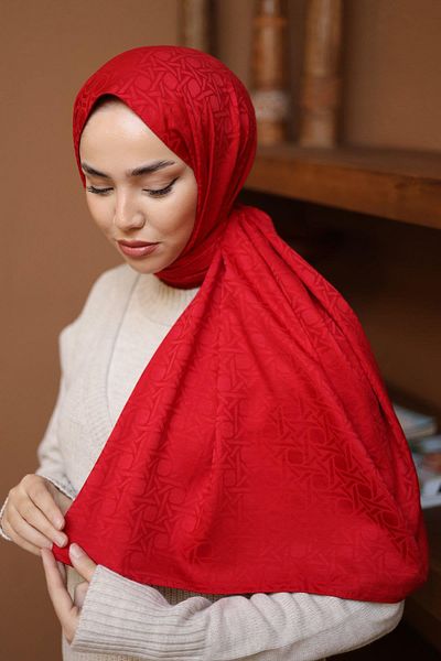 Silk Home Red Deluxe Shawl