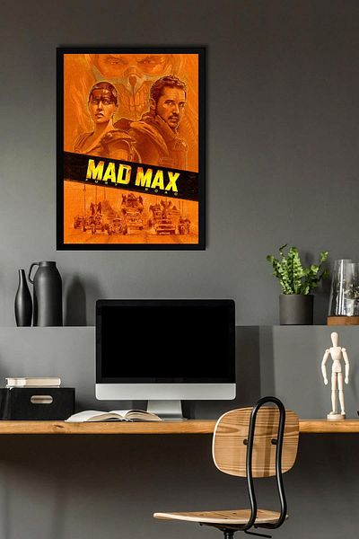 Saturn Pictură înrămată Mad Max Fury Road - Pictură poster film Crazy Max