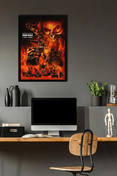 Saturn Pictură înrămată Mad Max Fury Road - Pictură poster film Crazy Max