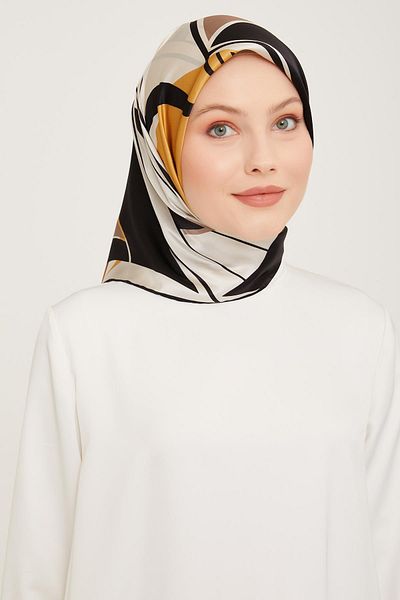 Armine Μεταξωτό Κασκόλ 2024 Χειμώνας - 9050-08 Twill