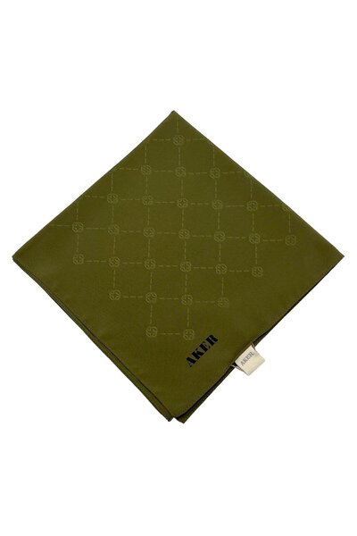 Aker Monogram Eşarp - Haki 951