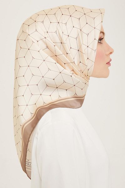 Armine Eșarfă din mătase din twill 24ya9166 34 54