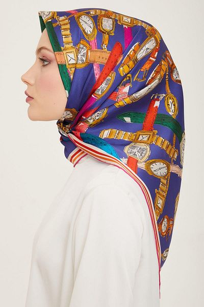 Armine - Μεταξωτό κασκόλ 2024 Άνοιξη και Καλοκαίρι Twill Silk 9141-05