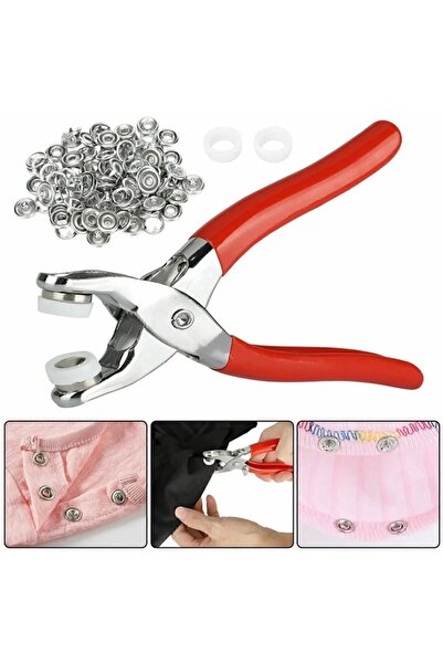 Genel Markalar Metalik 9.5 Mm Metal Çıt Çıt, El Pensesi, Set-saklama Kutusu , Gömlek Ve Bebe Çıtçıt Montaj Seti 2
