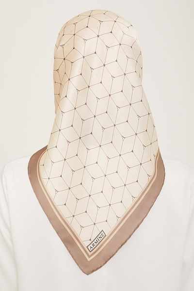 Armine Eșarfă din mătase din twill 24ya9166 34 54